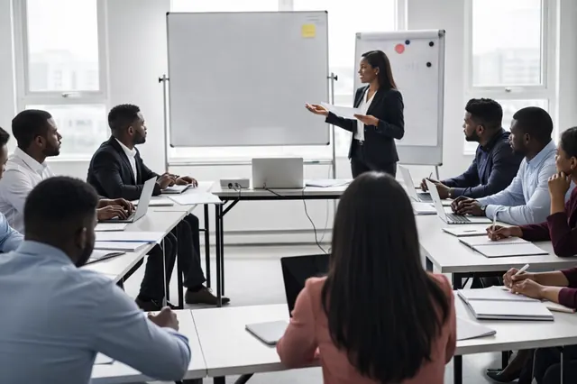 Leadership training workshop with African executives in Lagos Nigeria